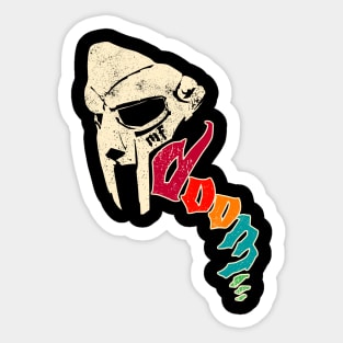 Mask Distressed Sticker